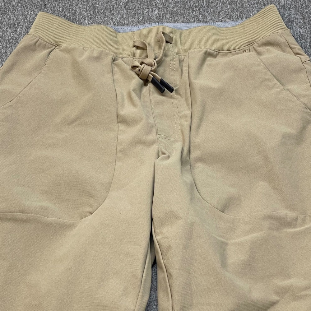 Vuori Sunday Performance Joggers Mens Small Khaki‎ Tan Athletic Sweatpants Pants